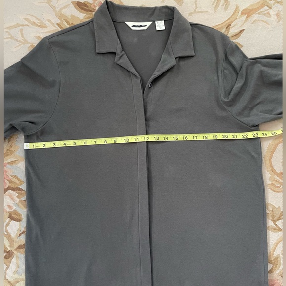 Eddie Bauer, extra large jacket or button-down top layering piece gray green - Picture 4 of 7